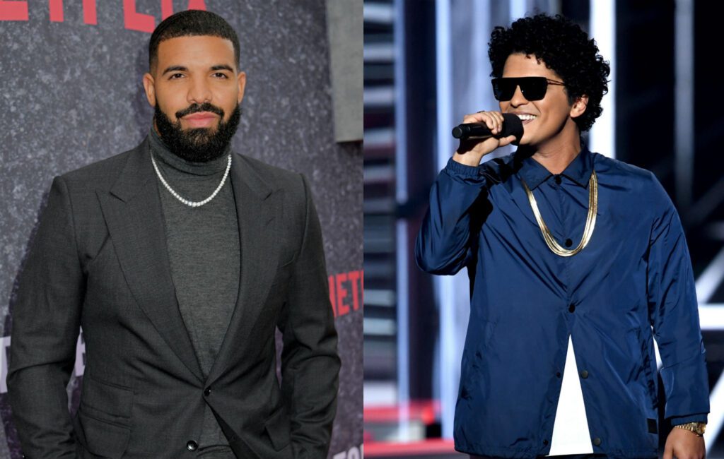 Drake rumoured to be collaborating with Bruno Mars on new single