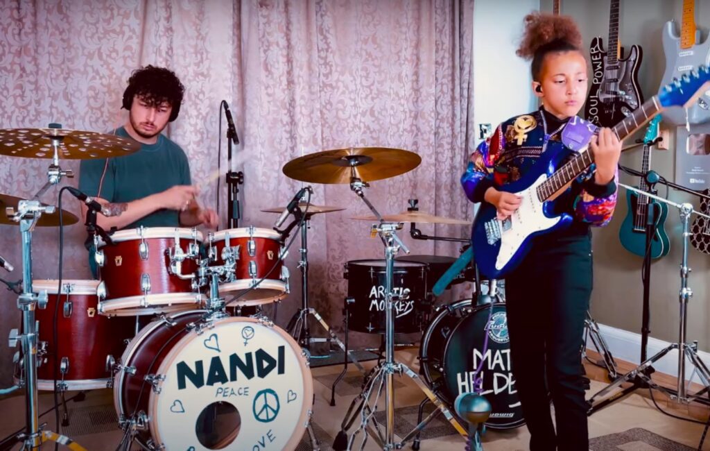 Watch Matt Helders and Nandi Bushell play Arctic Monkeys' 'R U Mine?'