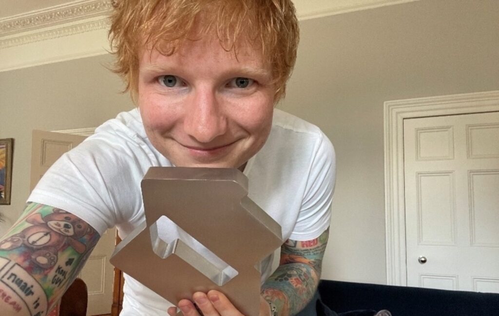 Ed Sheeran scores 10th UK Number One single with 'Bad Habits'