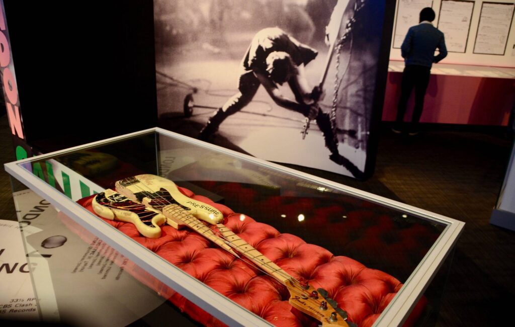 Iconic bass guitar smashed at The Clash gig to join collection at Museum of London