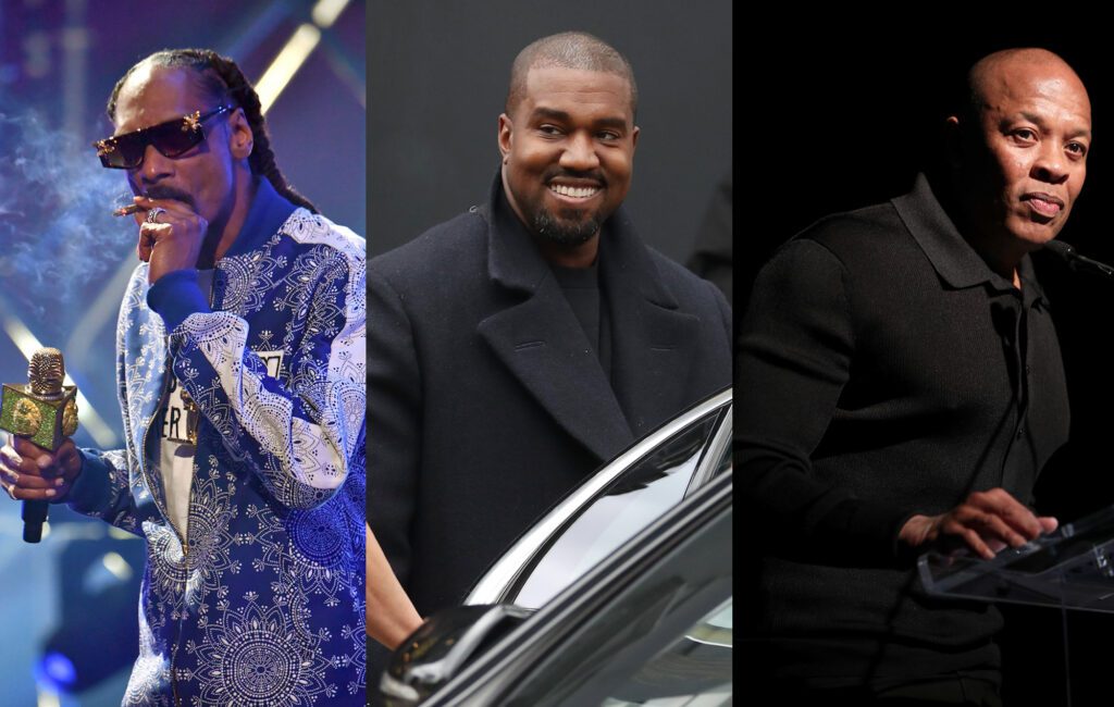 Kanye West, Dr Dre and Snoop Dogg share clip of new song ‘Glory’
