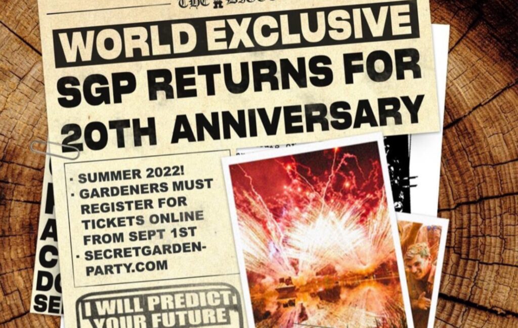 Secret Garden Party set to return for its 20th anniversary