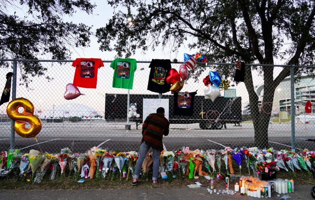 Astroworld attendees return to festival site to mourn victims