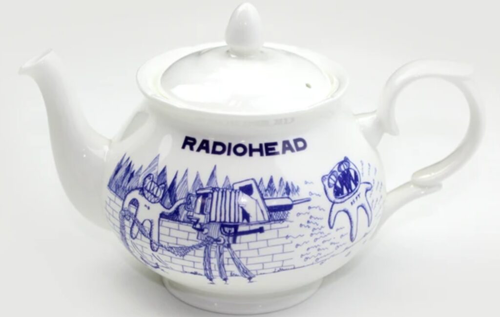 Radiohead are selling 'KID A MNESIA' teapots, teacups and saucers