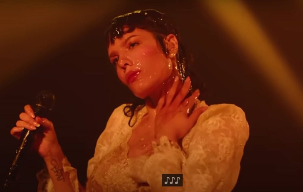 Watch Halsey get covered in honey in new video for 'Honey'