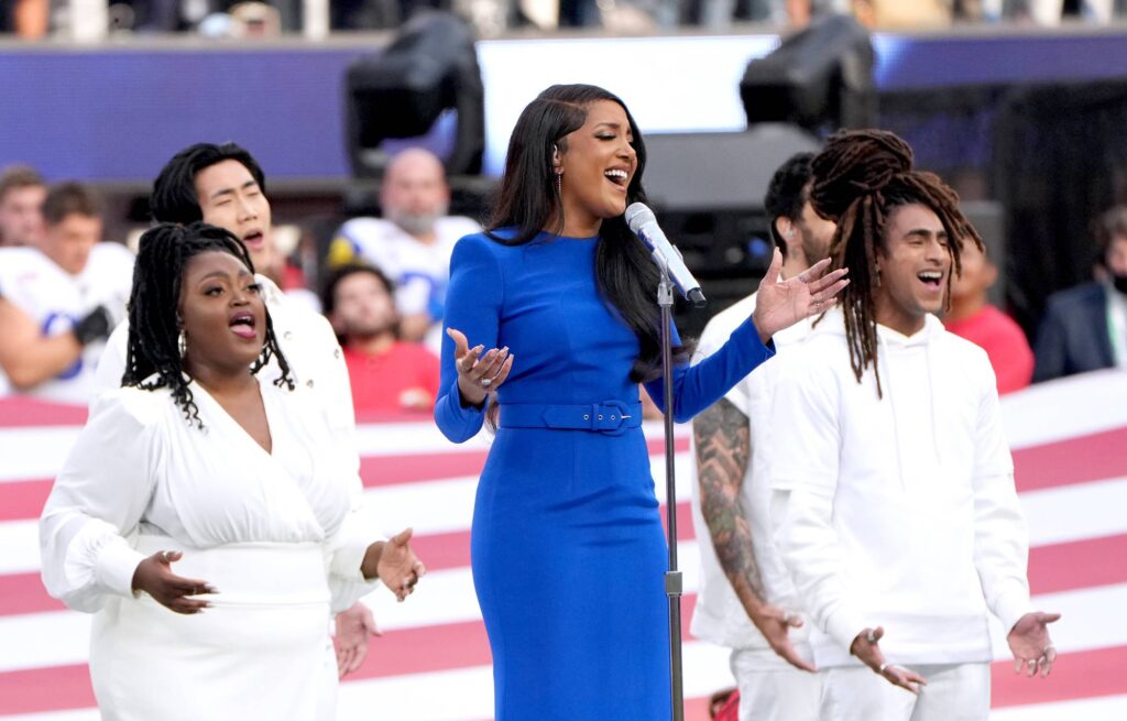 Watch Mickey Guyton's National Anthem performance at Super Bowl