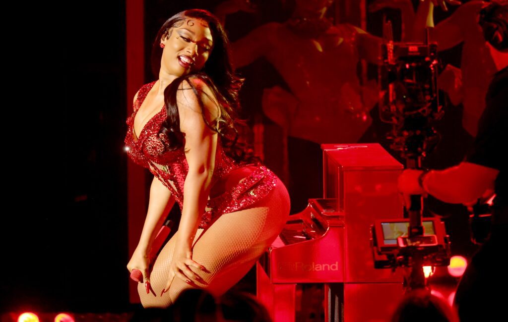 Watch Megan Thee Stallion twerk a piano melody during a live performance of 'Sweetest Pie'