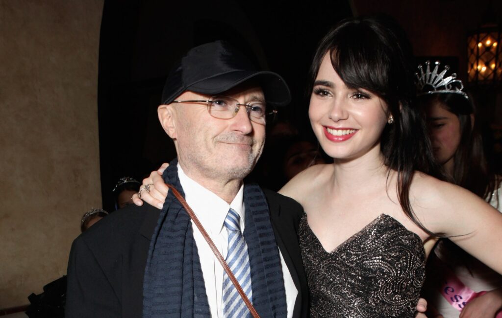 Lily Collins pays tribute to Phil Collins after final Genesis performance