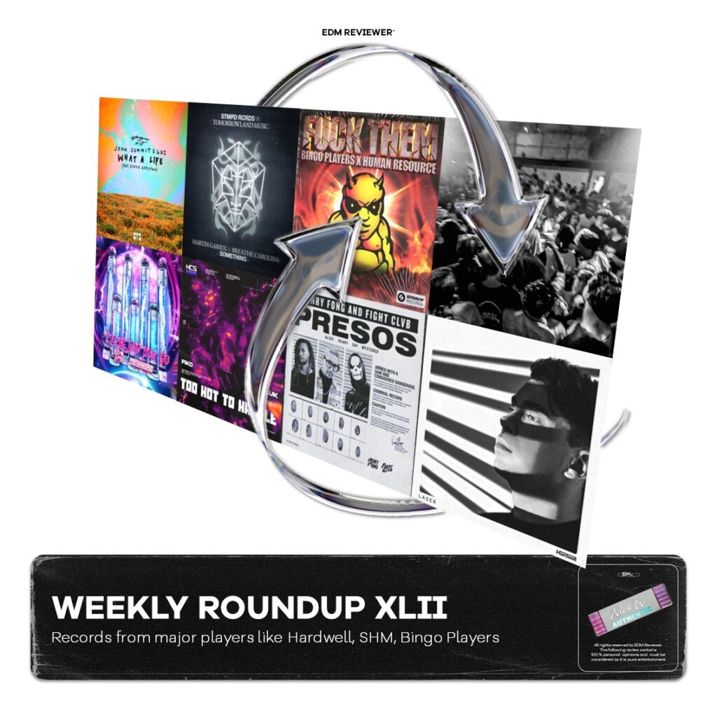 Weekly Roundup XLII (records from major players like Hardwell, Swedish House Mafia, Bingo Players)
