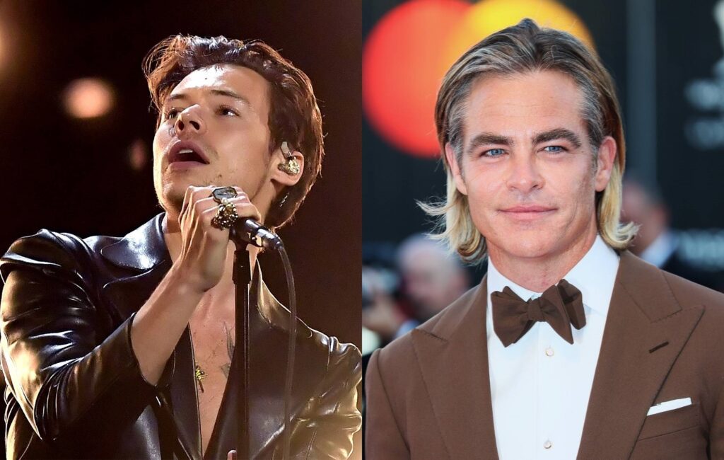 Harry Styles jokes about spitting on Chris Pine at New York concert