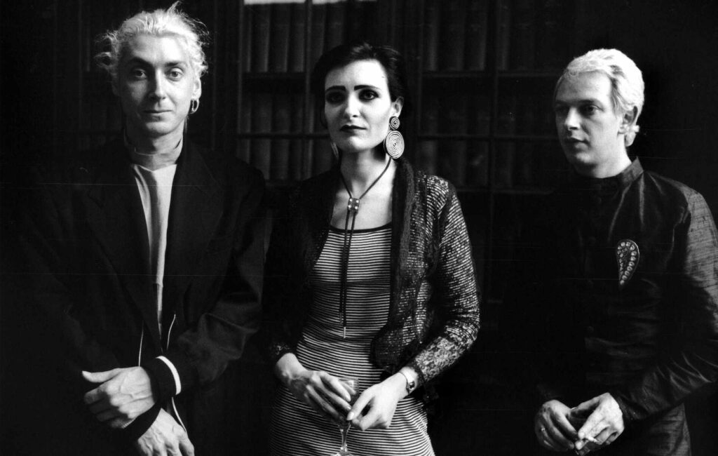 Siouxsie And The Banshees - Budgie, Siouxsie Sioux And Steve Severin (Photo by Brian Rasic/Getty Images)