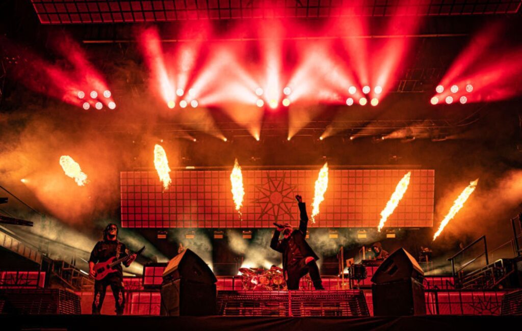 Slipknot perform on stage