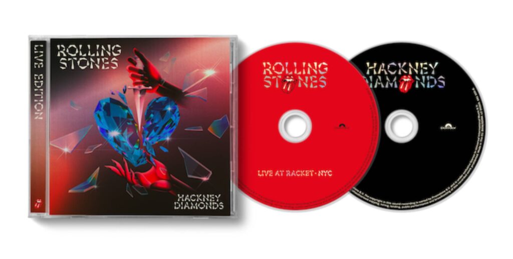 The Rolling Stones 'Hackney Diamonds (Live Edition)' 2 x CD. Credit: PRESS