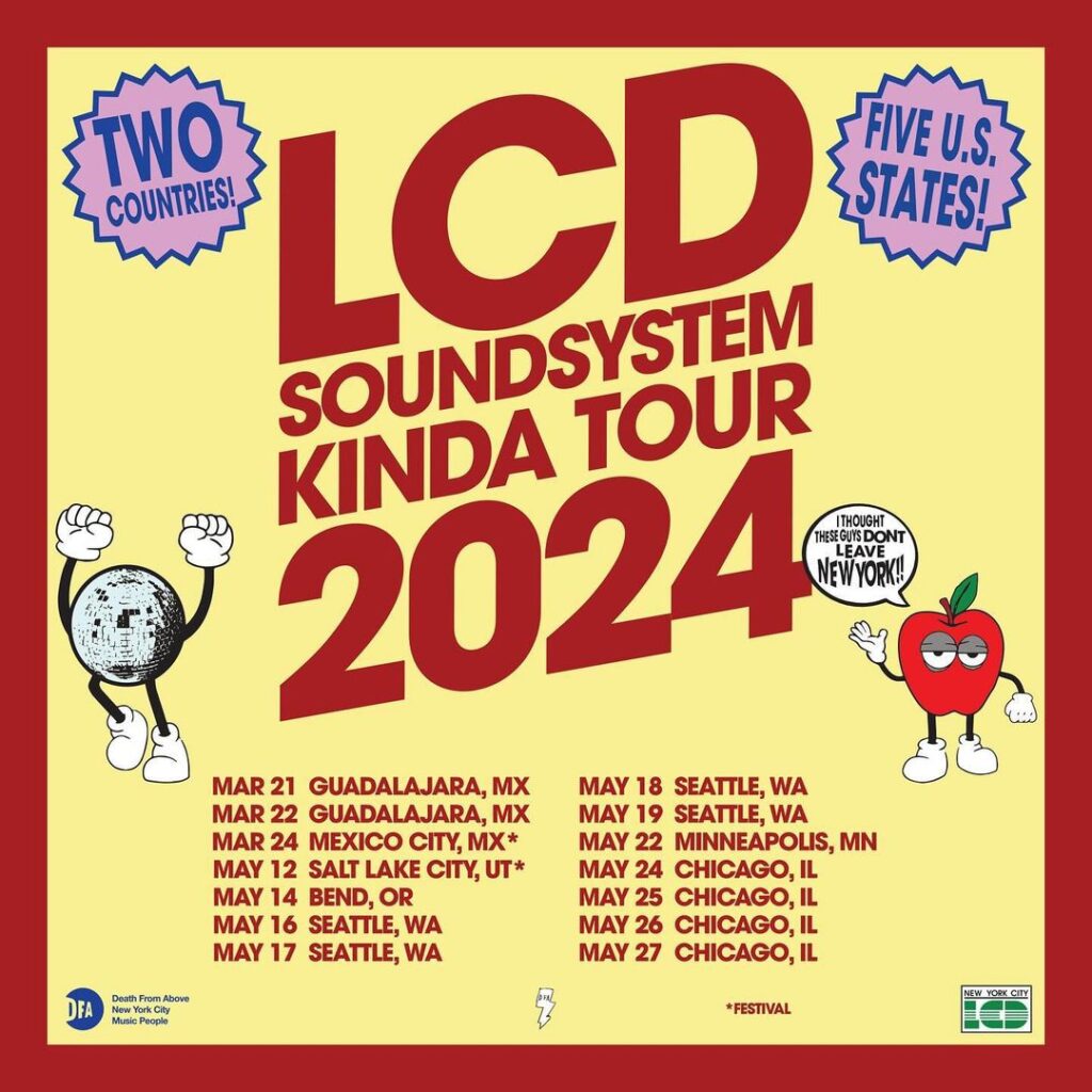 lcd soundsystem tour schedule
