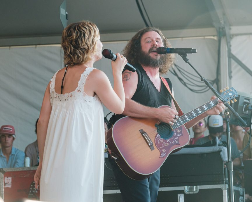 My Morning Jacket with Maggie Rogers at Newport Folk Festival 2023