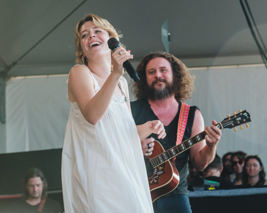 My Morning Jacket with Maggie Rogers at Newport Folk Festival 2023