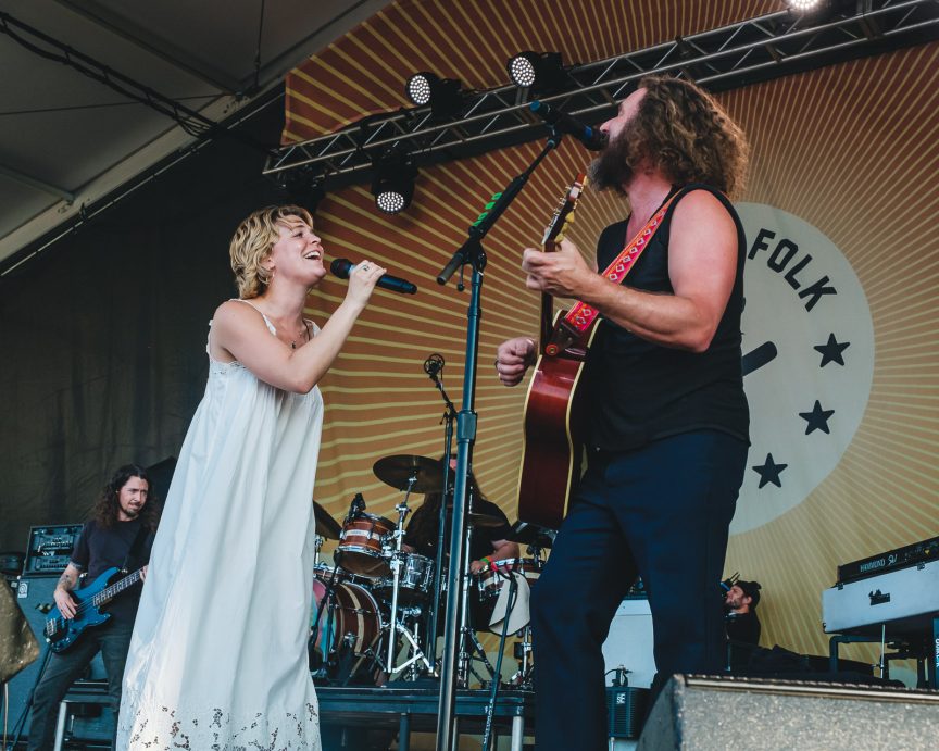 My Morning Jacket with Maggie Rogers at Newport Folk Festival 2023