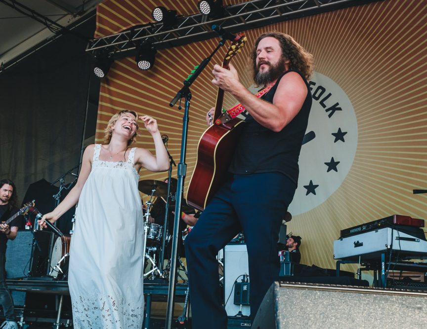 My Morning Jacket with Maggie Rogers at Newport Folk Festival 2023