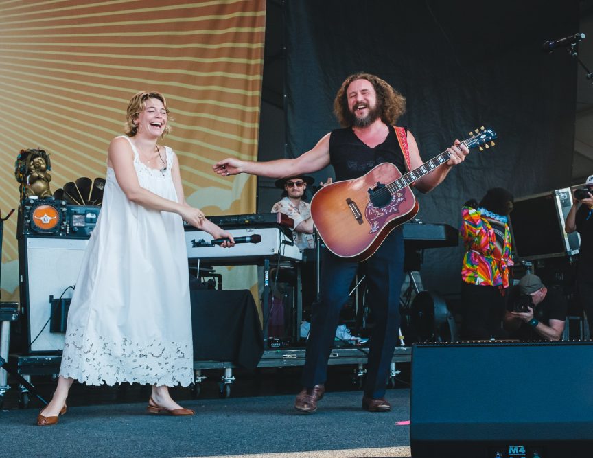 My Morning Jacket with Maggie Rogers at Newport Folk Festival 2023