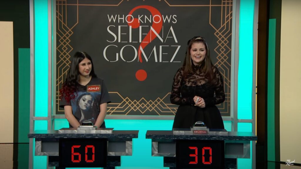 Selena Gomez Competes Against Super Fan in Game of “Who Knows Selena Gomez?”
