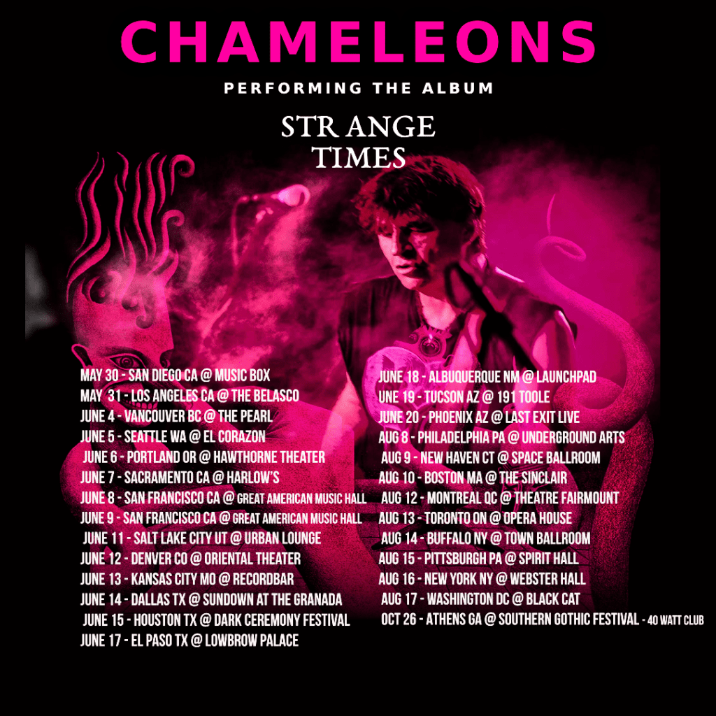 The Chameleons performing ‘Strange Times’ in full on 2024 North American tour