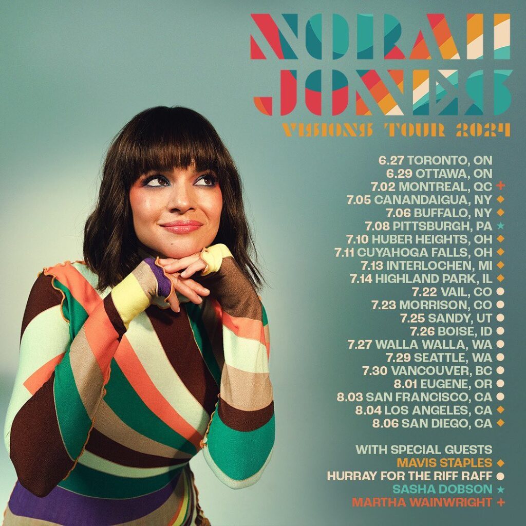 norah jones summer tour