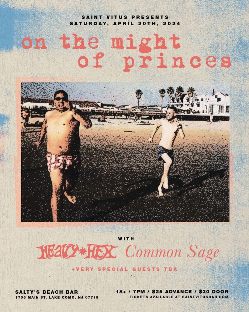 On The Might of Princes announce NYC & NJ shows with Common Sage & Heavy Hex