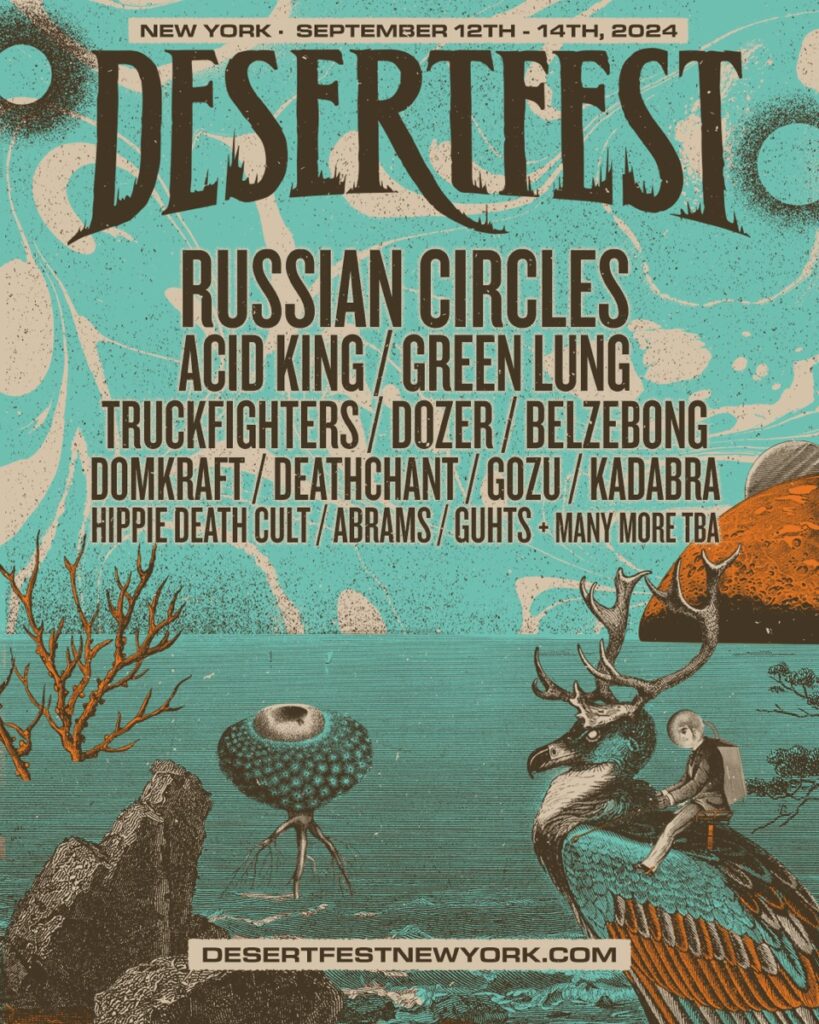 Desertfest NYC announces initial 2024 lineup (Russian Circles, Acid King, Green Lung, more)
