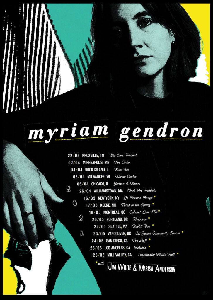 myriam gendron tour