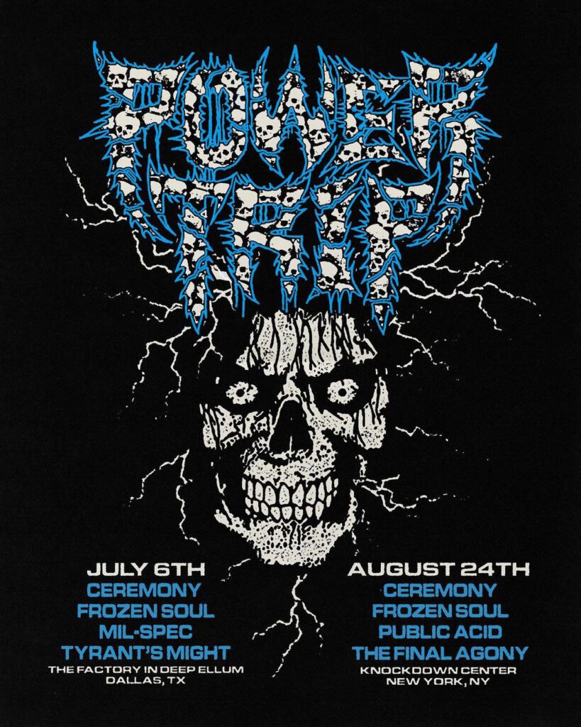 Power Trip add Ceremony, Frozen Soul & more to NYC and Dallas shows