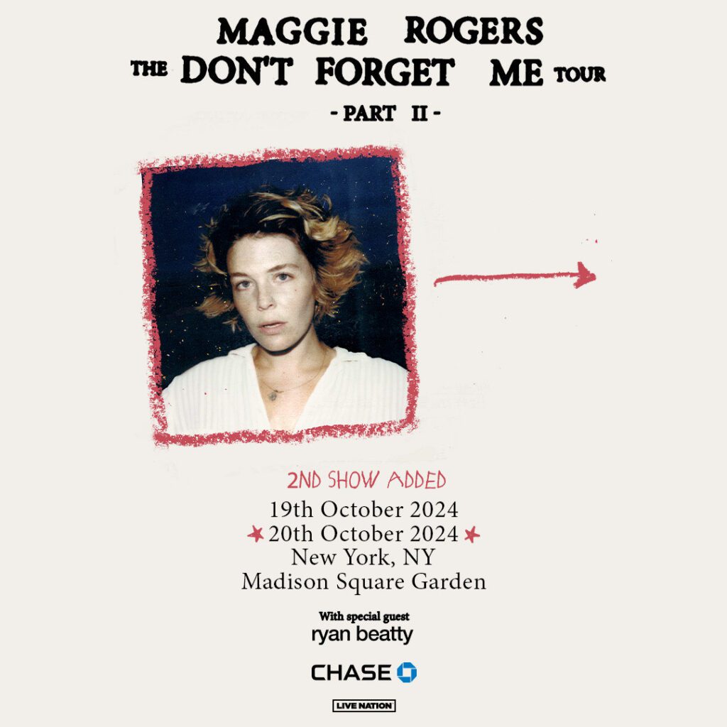 Maggie Rogers adds 2nd Madison Square Garden show to tour (BV Presale)