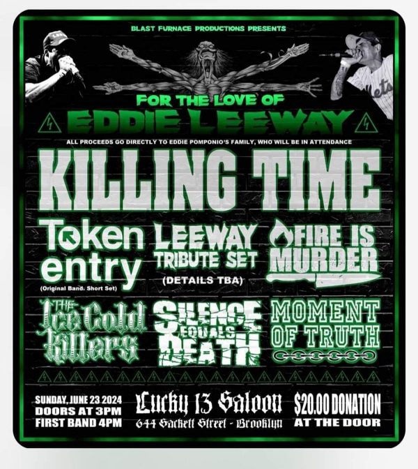 Leeway benefit/tribute show happening with Killing Time, Token Entry & more