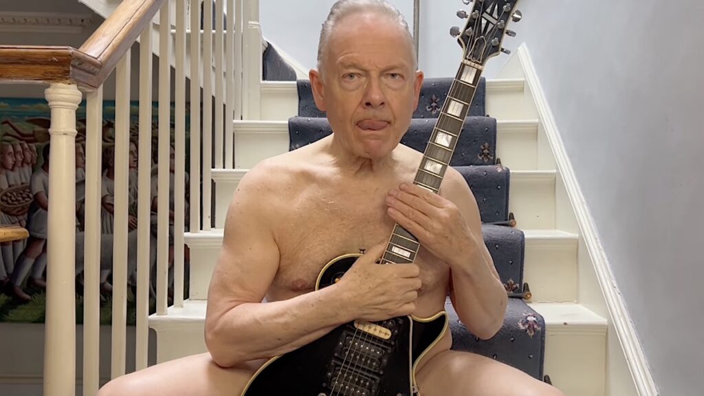 Near-Naked Robert Fripp Joins OnlyFans in Unsettling April Fools’ Video