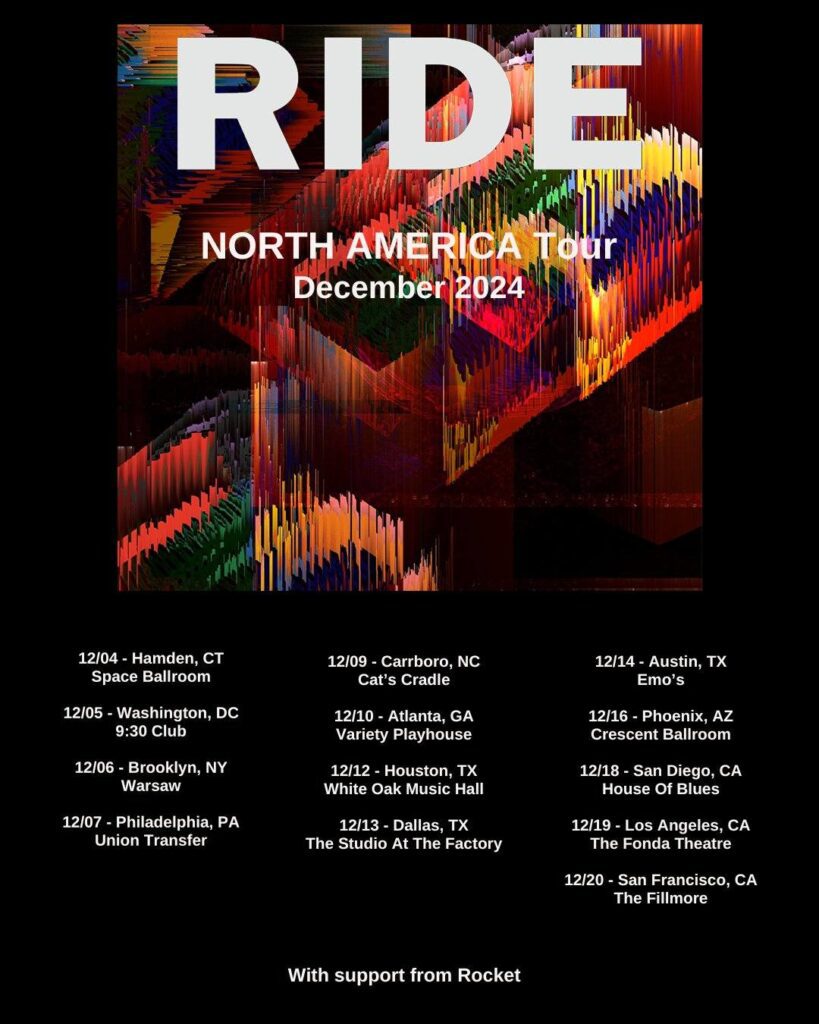 Ride announce fall US tour dates