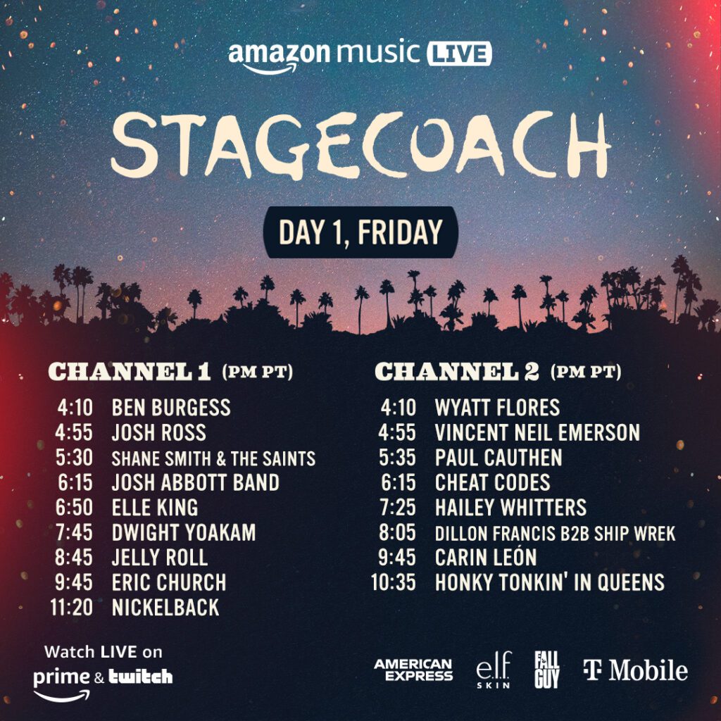 Stream Stagecoach 2024 live (schedule & set times)