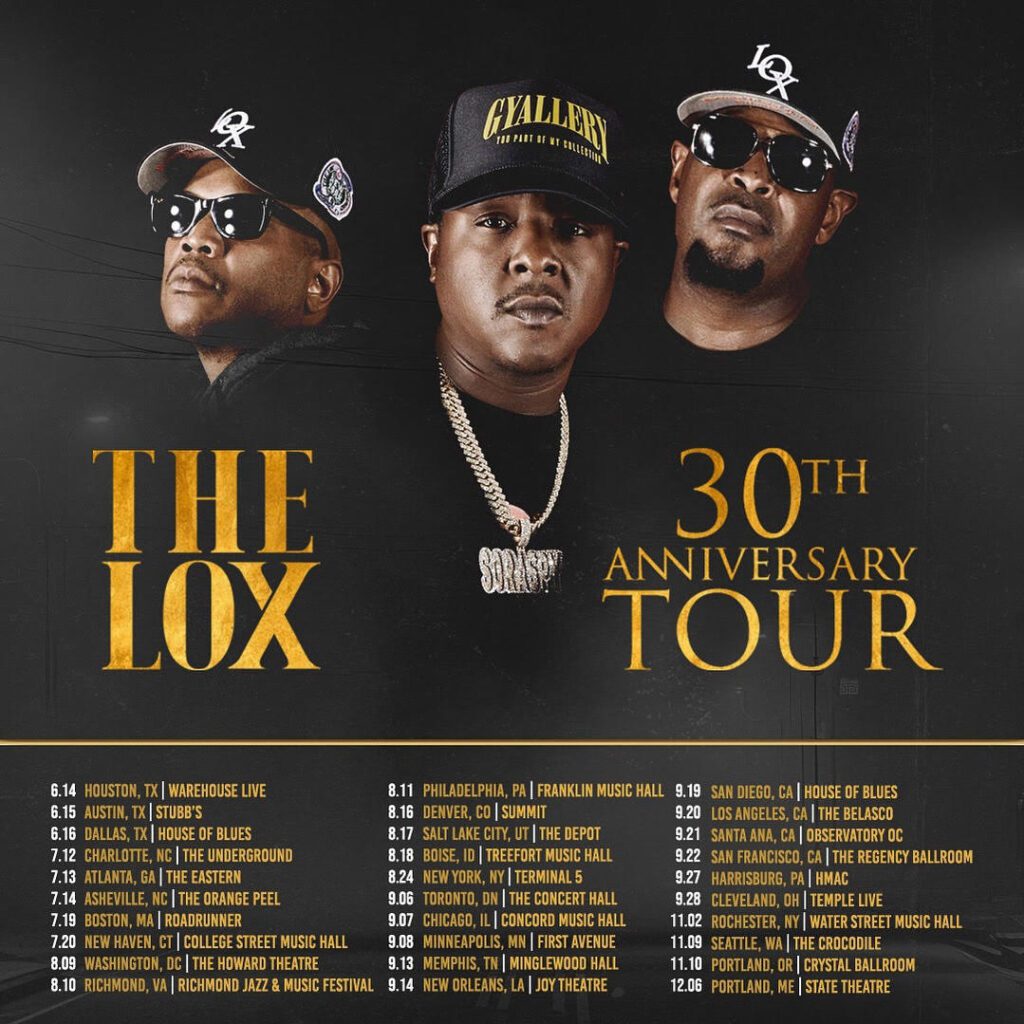 The LOX announce 30th anniversary tour