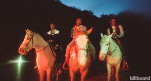Migos photographed Feb. 13 at Sunset Ranch Hollywood in Los Angeles.