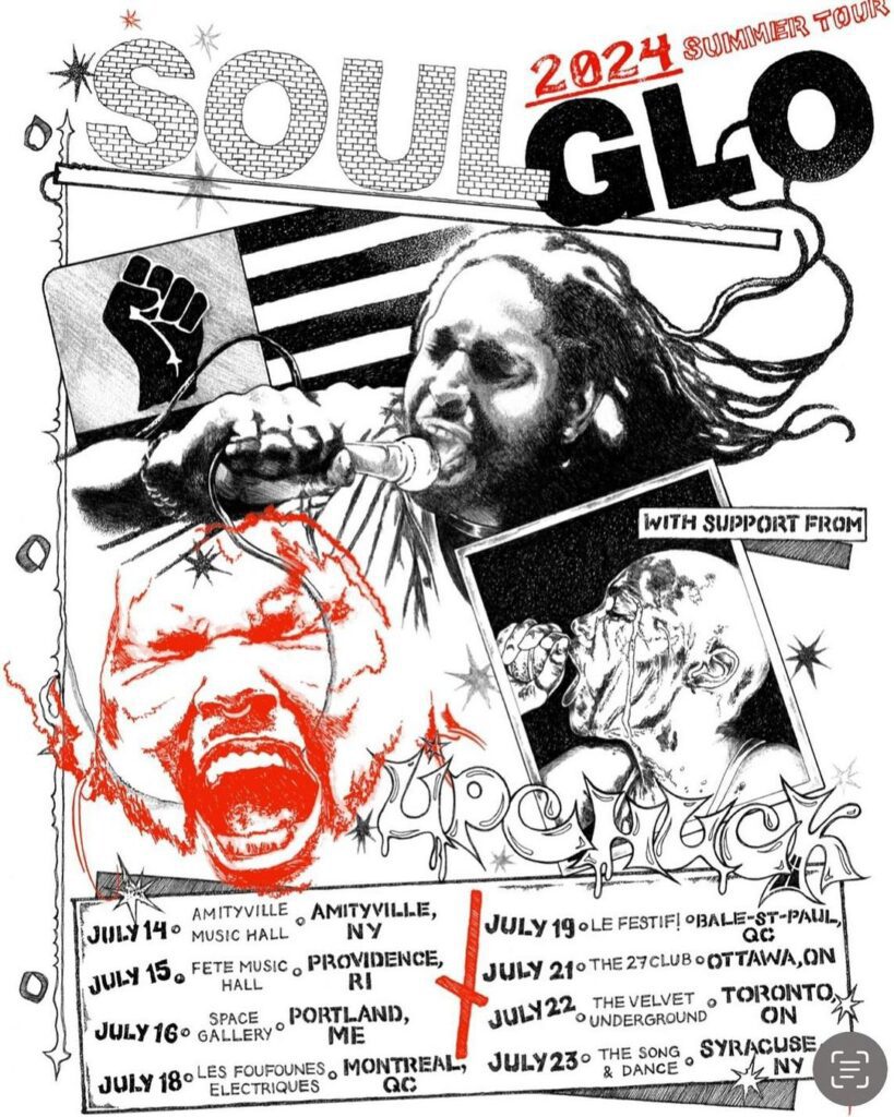 Soul Glo announce summer tour with Upchuck