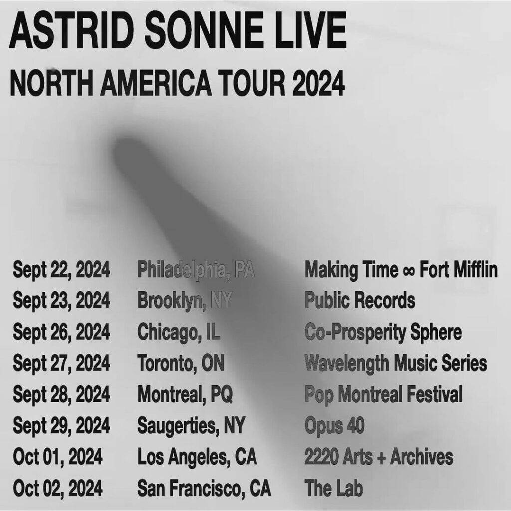 astrid sonne tour