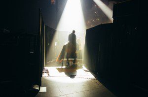 Bad Bunny during his Most Wanted Tour in Salt Lake City, Utah.