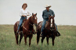 Isabel Glasser and George Strait in Pure Country in 1992.