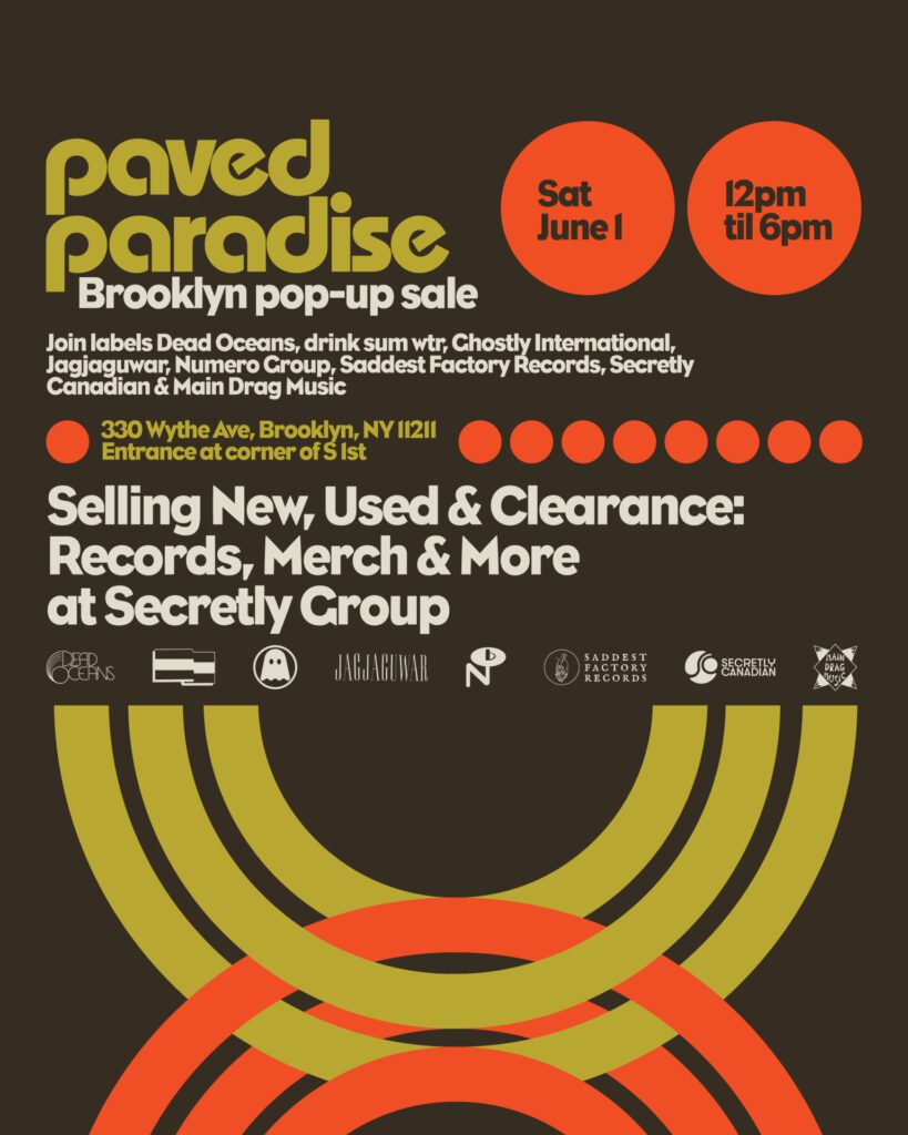 Secretly Group having a pop-up sale at their Brooklyn HQ this weekend