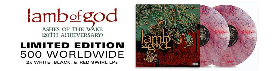 Lamb of God - Ashes of the Wake banner