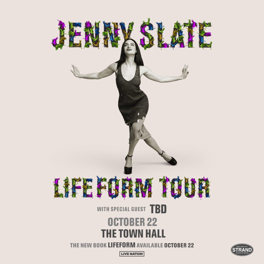 Jenny Slate announces tour for new memoir ‘Lifeform’ (BrooklynVegan presale for NYC show)