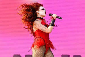 BOSTON, MASSACHUSETTS - MAY 26: Chappell Roan performs during the 2024 Boston Calling Music Festival at Harvard Athletic Complex on May 26, 2024 in Boston, Massachusetts. (Photo by Astrida Valigorsky/Getty Images)