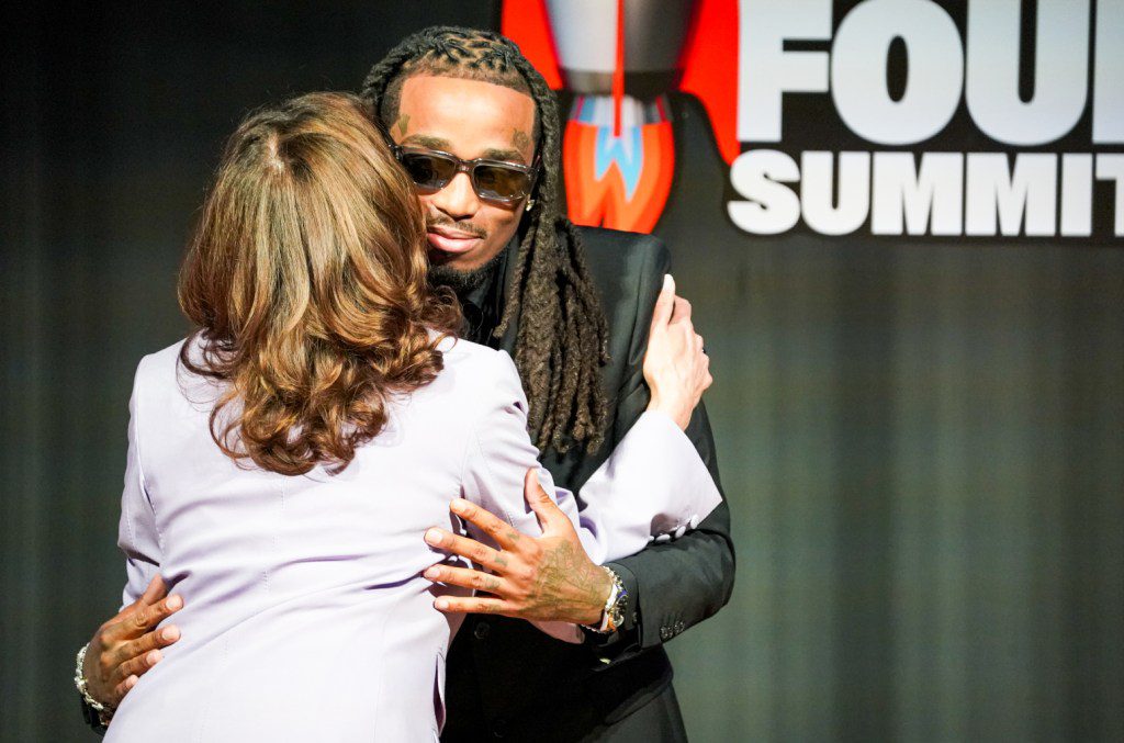 Quavo Hosts Summit Against Gun Violence With VP Kamala Harris on Takeoff’s Birthday