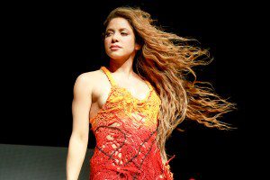 INDIO, CALIFORNIA - APRIL 12: (FOR EDITORIAL USE ONLY) Shakira performs with Bizarrap at the Sahara Tent during the 2024 Coachella Valley Music and Arts Festival at Empire Polo Club on April 12, 2024 in Indio, California. (Photo by Matt Winkelmeyer/Getty Images for Coachella)