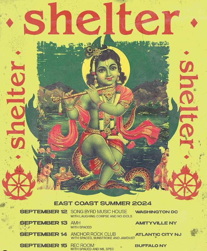 Shelter announce new reunion dates with Spaced, Mil-Spec, Sunstroke & more