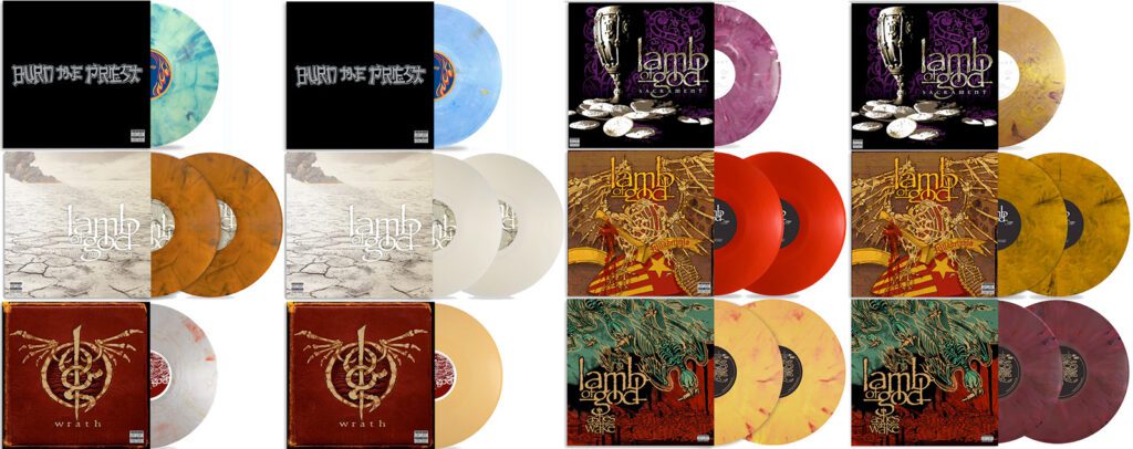 Lamb of God vinyl mockups