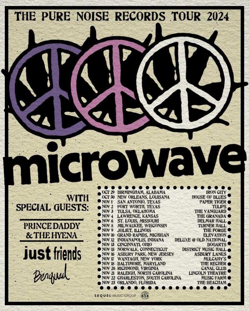 Microwave announce fall tour with Prince Daddy & the Hyena, Just Friends and Ben Quad